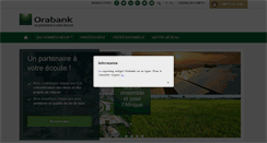 Desktop Screenshot of orabank.net