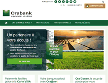 Tablet Screenshot of orabank.net